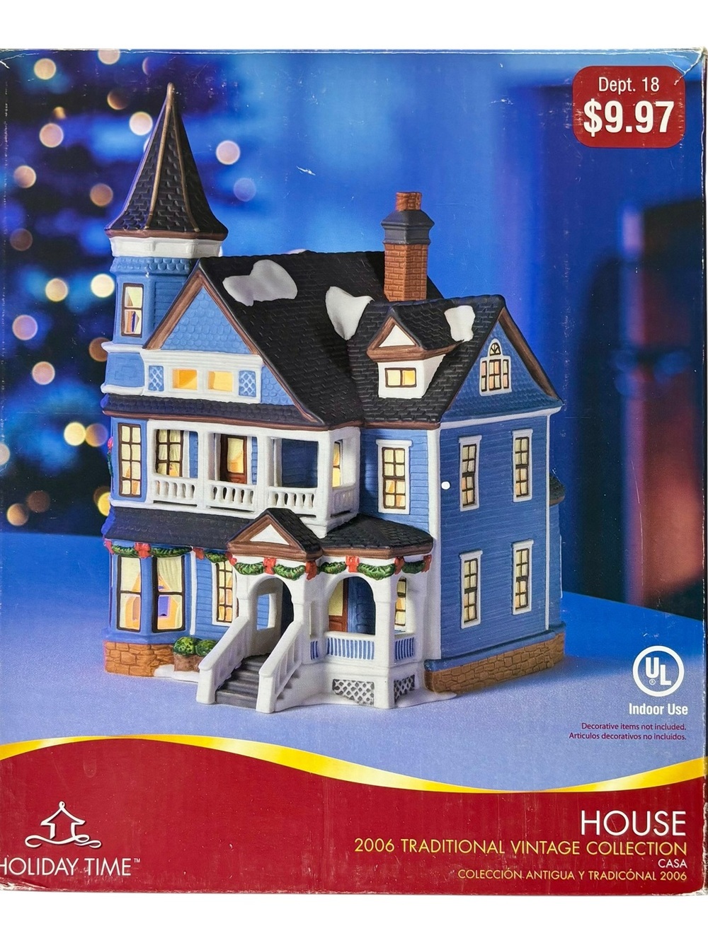 Holiday Time: 2006 Traditional Vintage Collection: House-Porcelain Lighted House